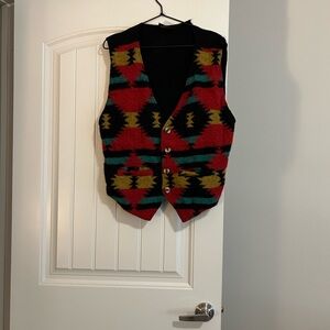Colorful Geometric Pattern Vest
